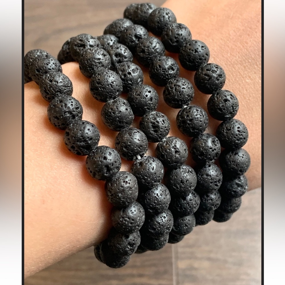 Lava Stone Beaded Bracelet